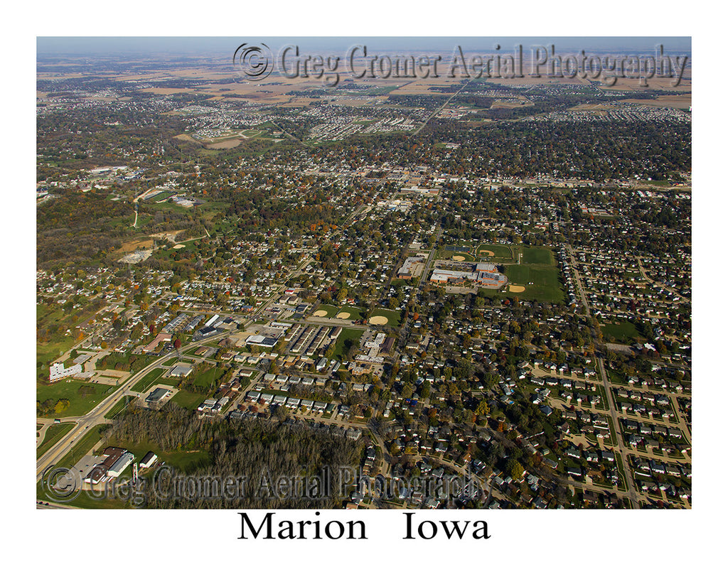 Aerial Photo of Marion Iowa