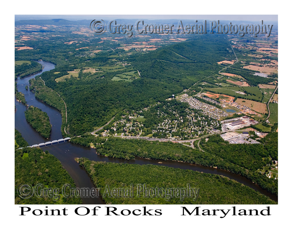 Aerial Photo of Point of Rocks, Maryland