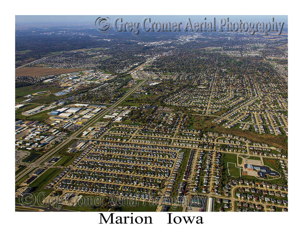 Aerial Photo of Marion Iowa