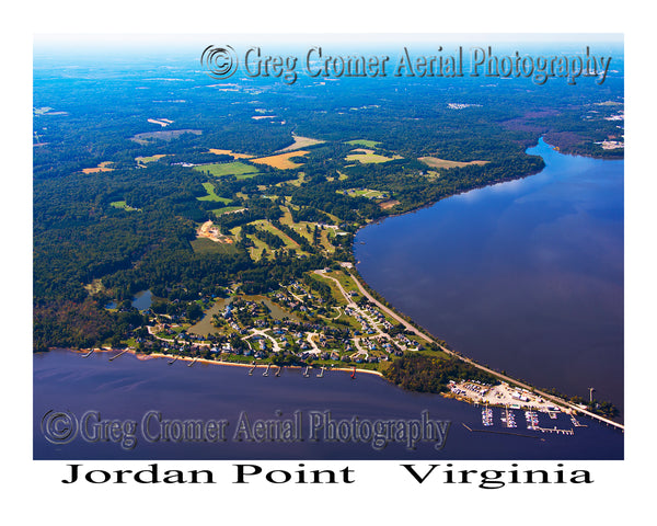 Aerial Photo of Jordan Point, Virginia