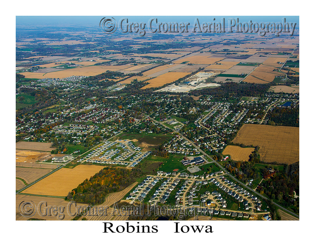 Aerial Photo of Robins, Iowa