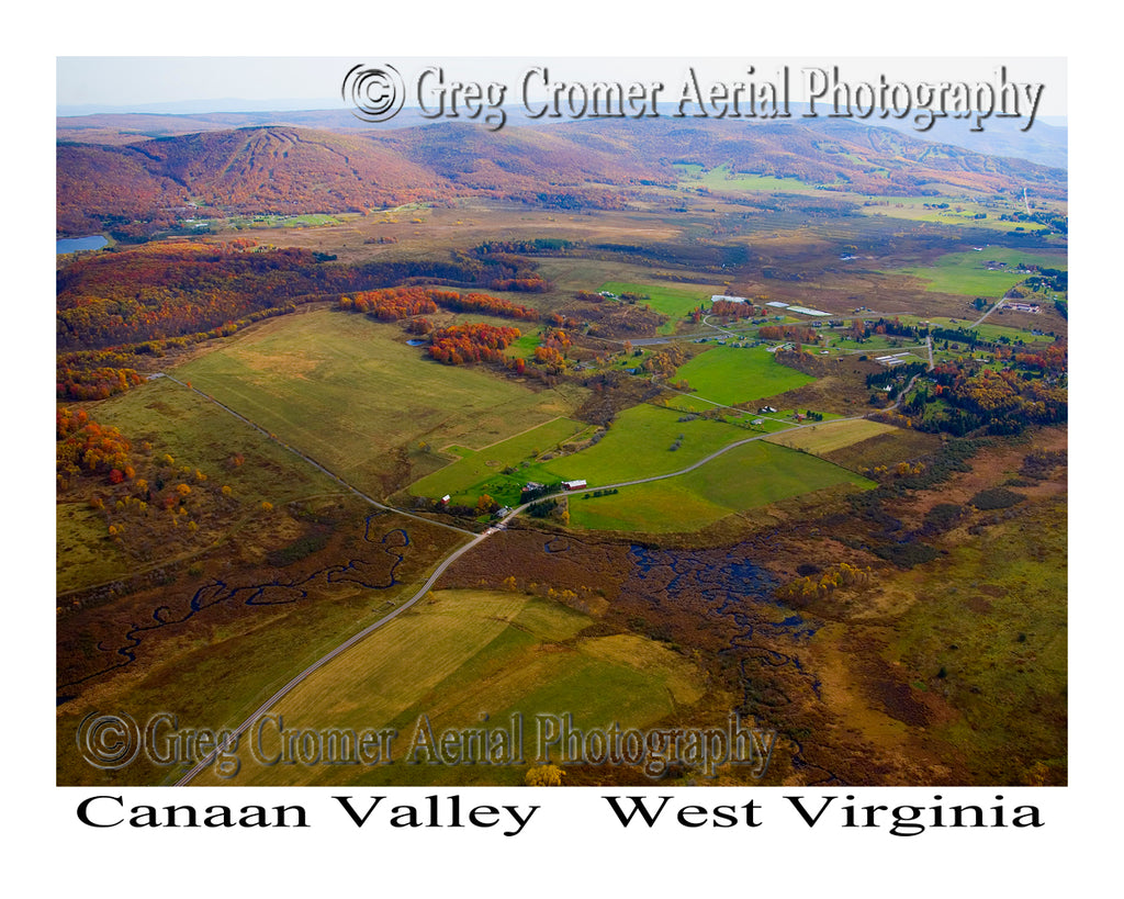 Aerial Photo of Canaan Valley, West Virginia