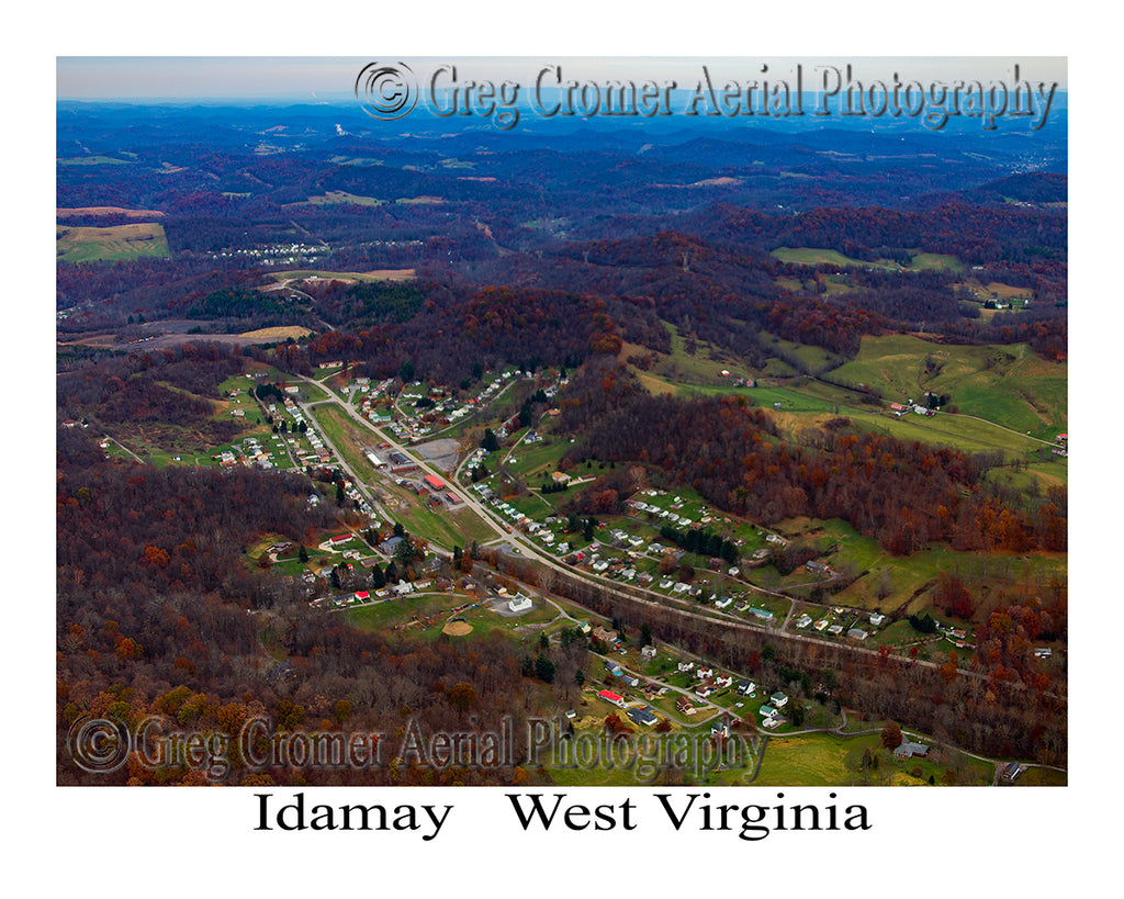 Aerial Photo of Idamay, West Virginia