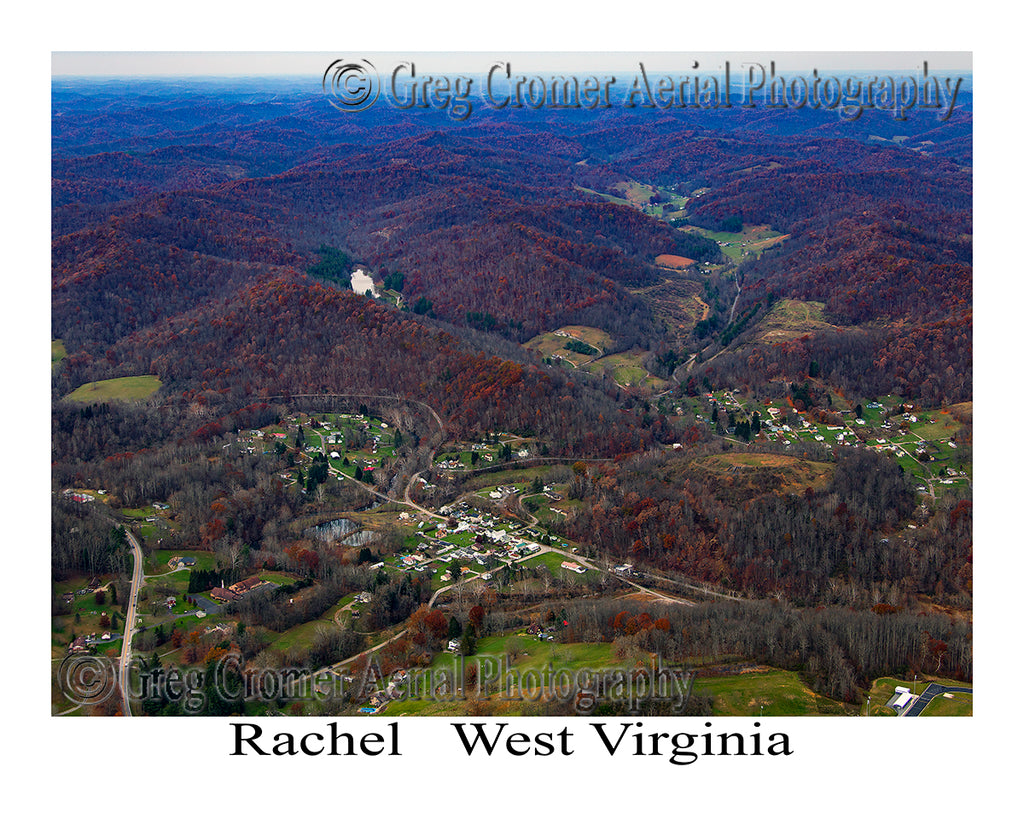 Aerial Photo of Rachel, West Virginia