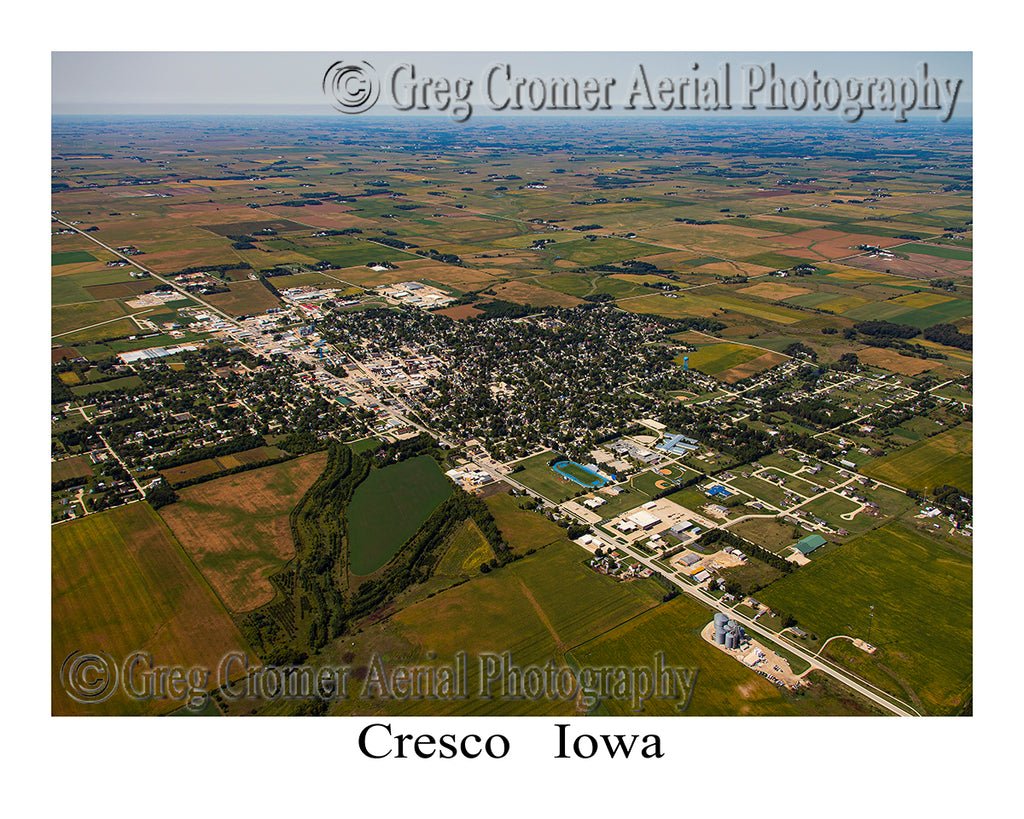 Aerial Photo of Cresco, Iowa