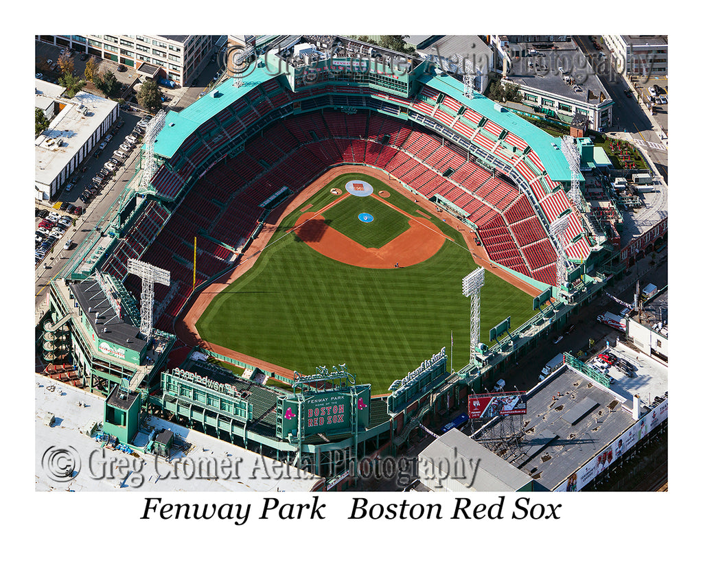 Aerial Photo of Fenway Park, Boston, Massachusetts