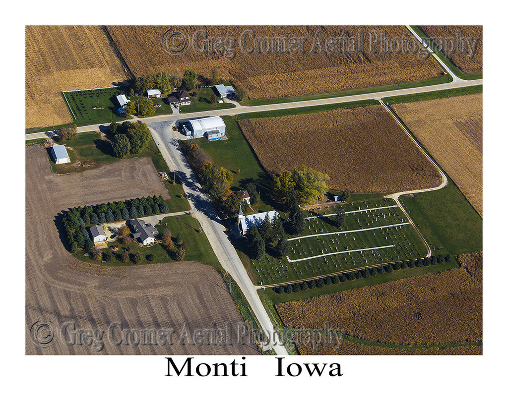 Aerial Photo of Monti Iowa
