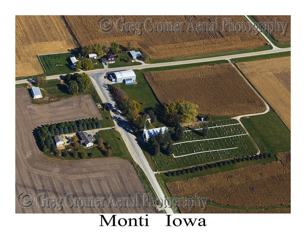 Aerial Photo of Monti Iowa