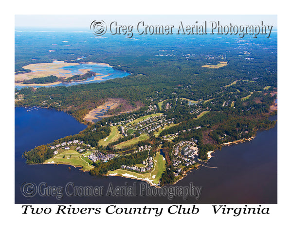 Aerial Photo of Two Rivers Country Club - Williamsburg, Virginia
