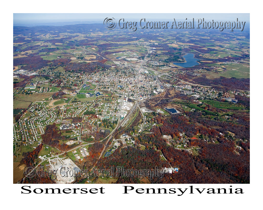 Aerial Photo of Somerset, Pennsylvania