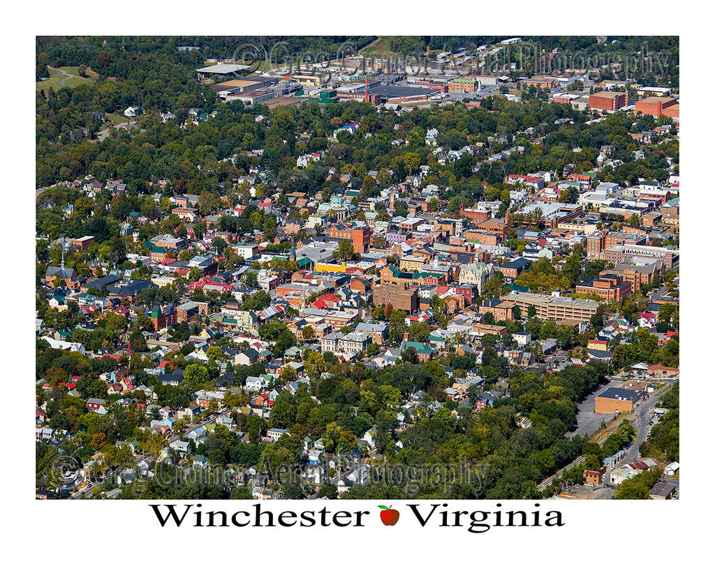 Aerial Photo of Winchester, Virginia