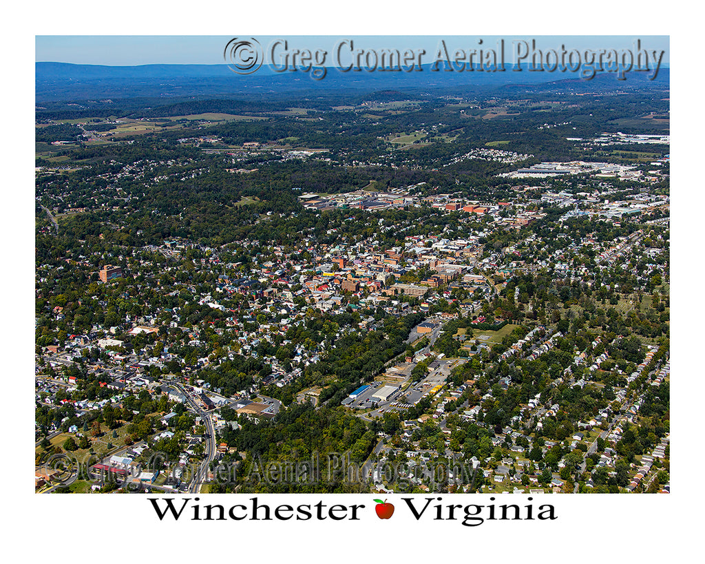 Aerial Photo of Winchester, Virginia