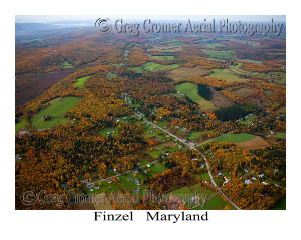 Aerial Photo of Finzel, Maryland