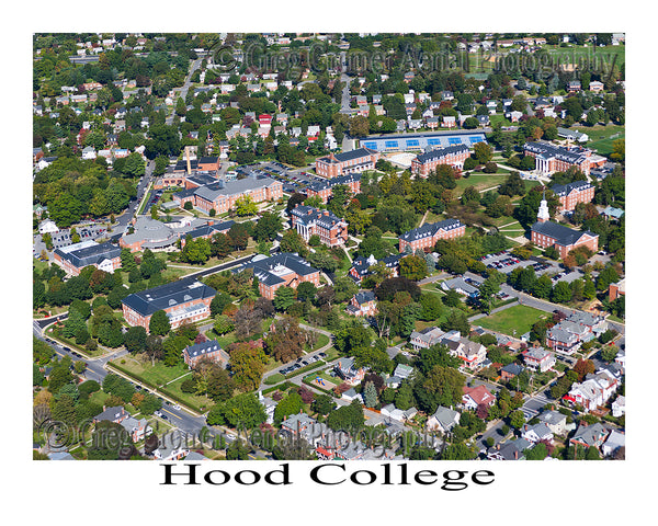 Aerial Photo of Hood College - Frederick, Maryland