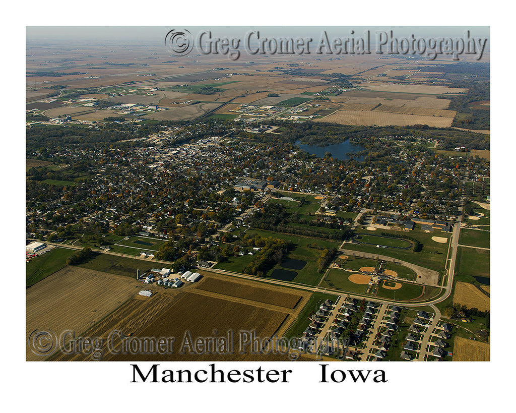 Aerial Photo of Manchester Iowa