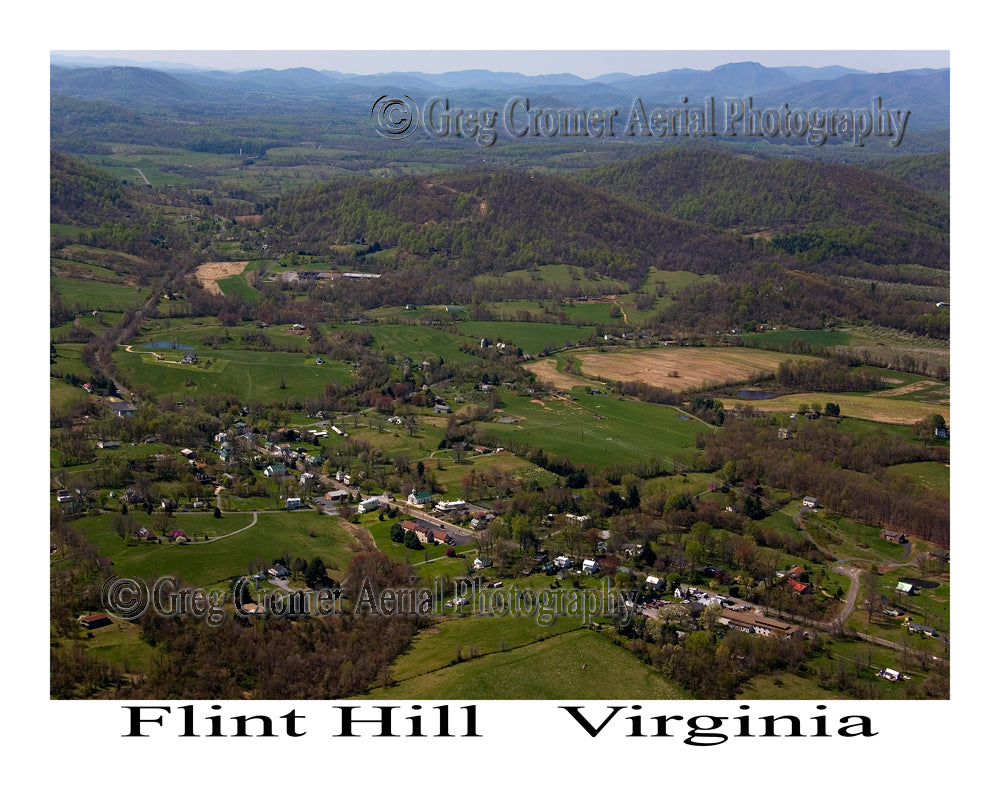 Aerial Photo of Flint Hill, Virginia