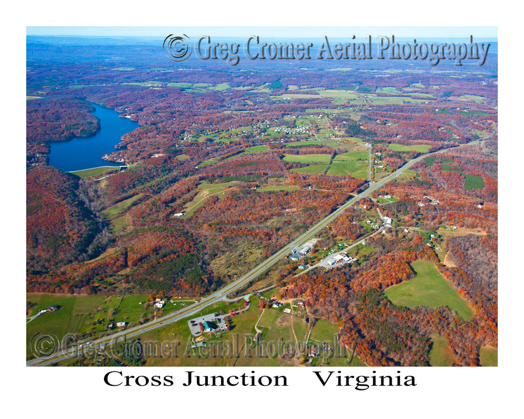 Aerial Photo of Cross Junction, Virginia