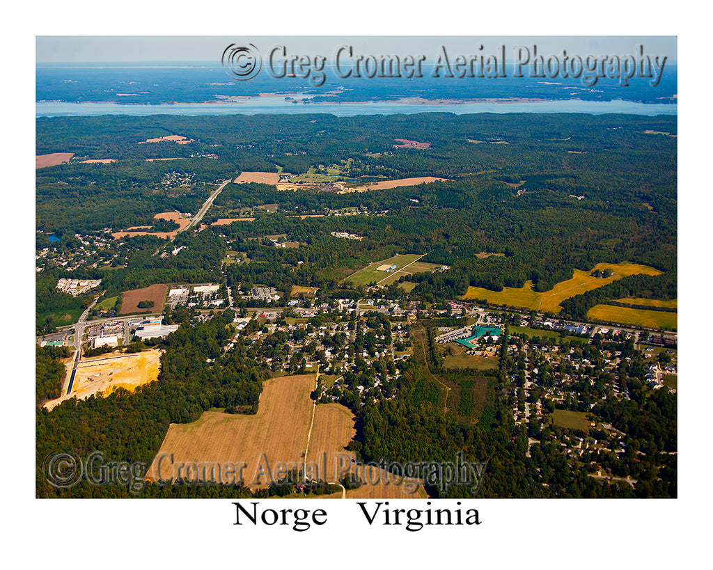 Aerial Photo of Norge, Virginia