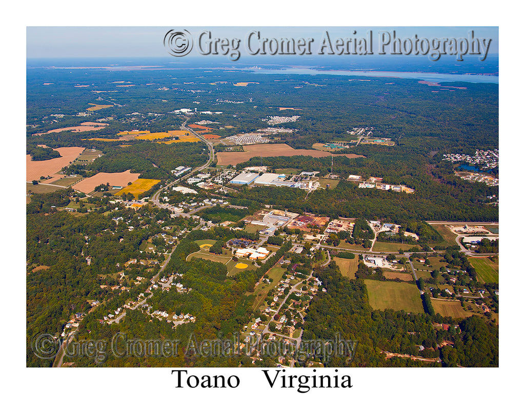 Aerial Photo of Toano, Virginia