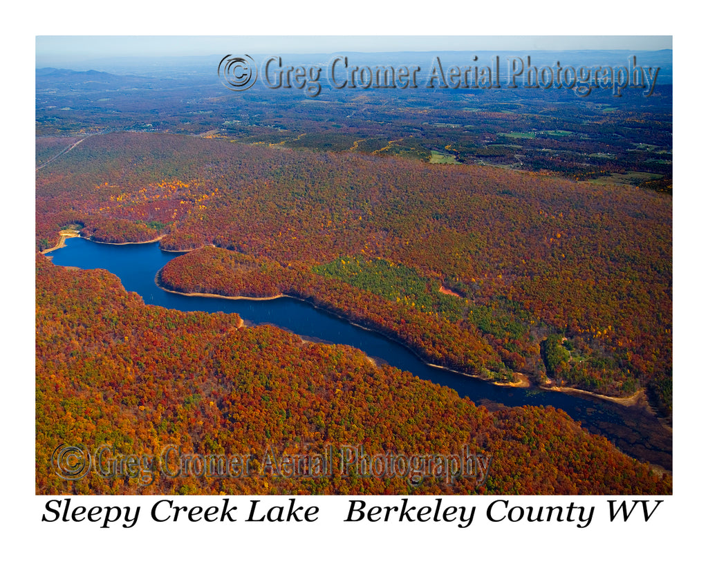 Aerial Photo of Sleepy Creek Lake - Berkeley County, WV