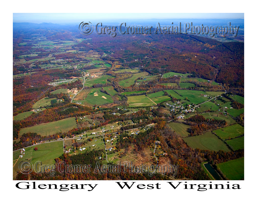Aerial Photo of Glengary, West Virginia