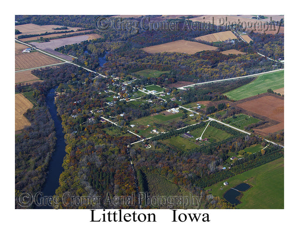 Aerial Photo of Littleton Iowa