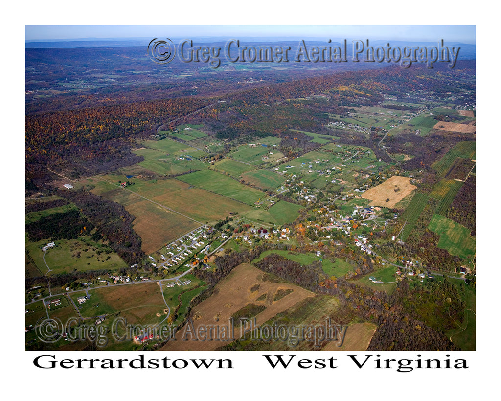 Aerial Photo of Gerrardstown, West Virginia