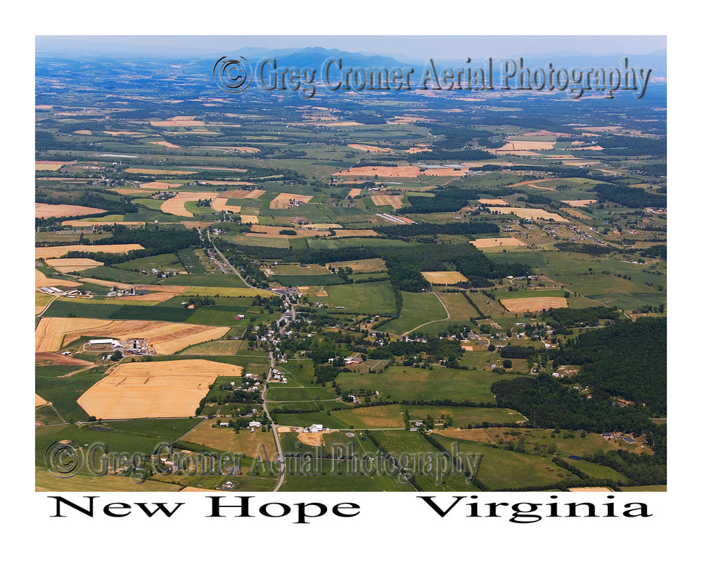 Aerial Photo of New Hope, Virginia