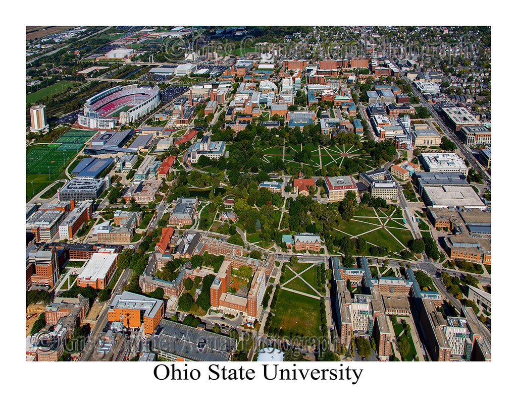 Aerial Photo of Ohio State University - Columbus, Ohio