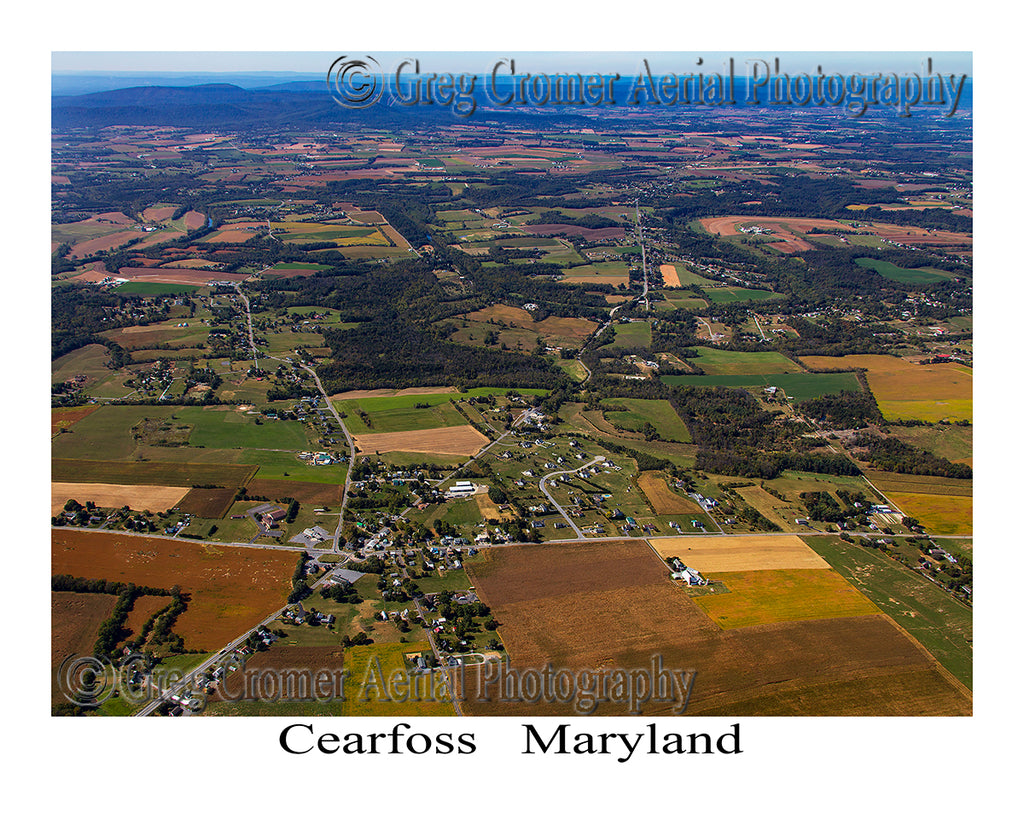 Aerial Photo of Cearfoss, Maryland
