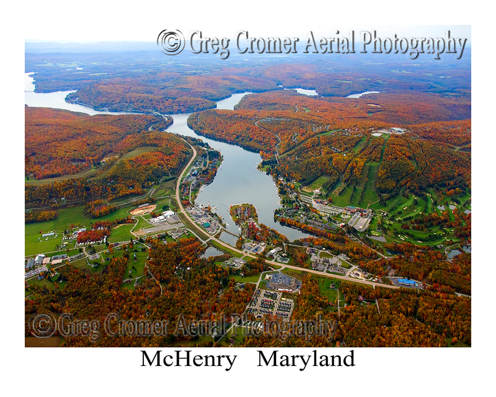 Aerial Photo of McHenry, Maryland