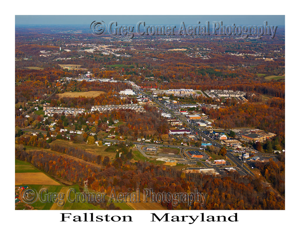 Aerial Photo of Fallston, Maryland