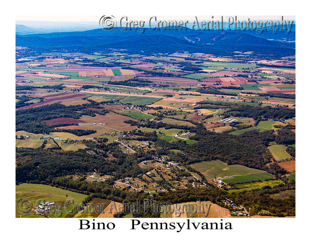 Aerial Photo of Bino, Pennsylvania