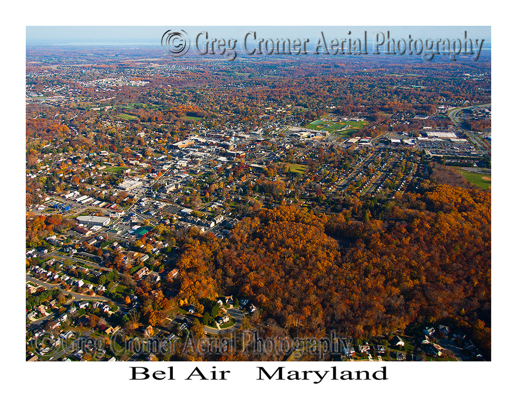 Aerial Photo of Bel Air, Maryland