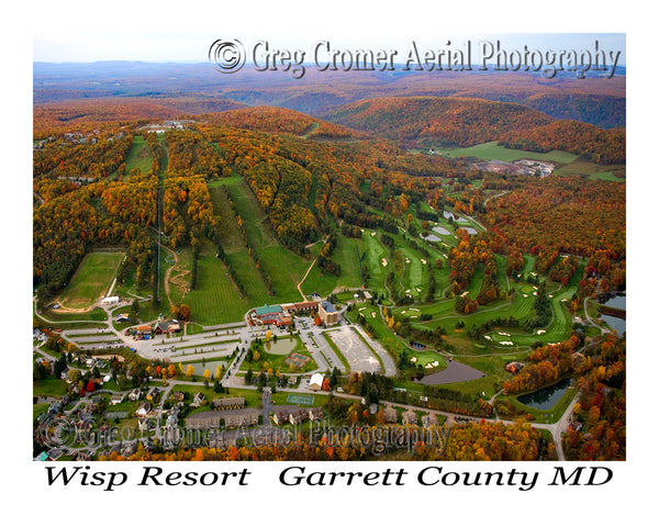 Aerial Photo of Wisp Resort - McHenry, Maryland