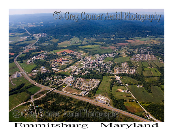Aerial Photo of Emmitsburg, Maryland