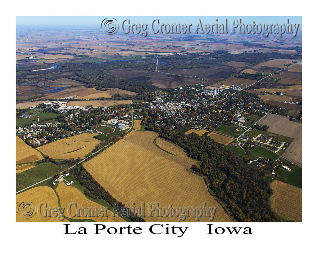 Aerial Photo of La Porte City Iowa