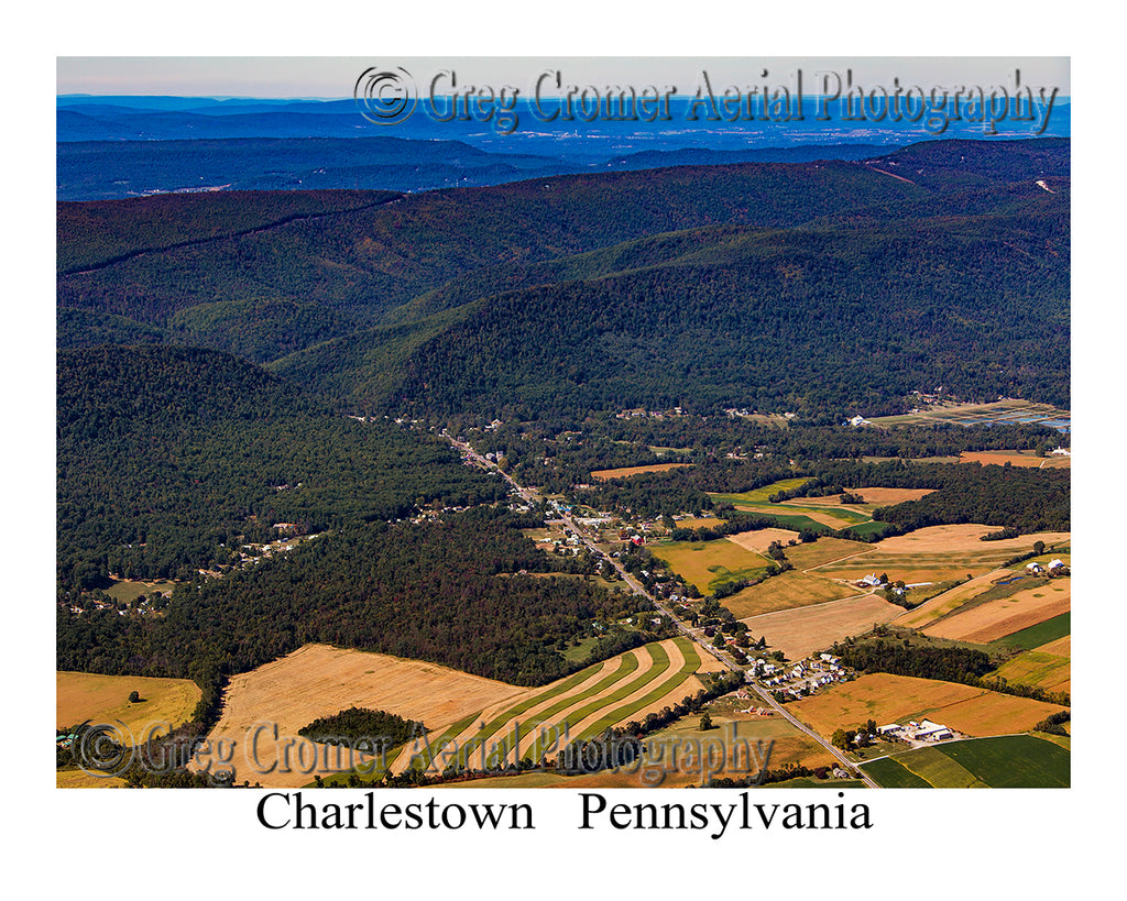 Aerial Photo of Charlestown, Pennsylvania