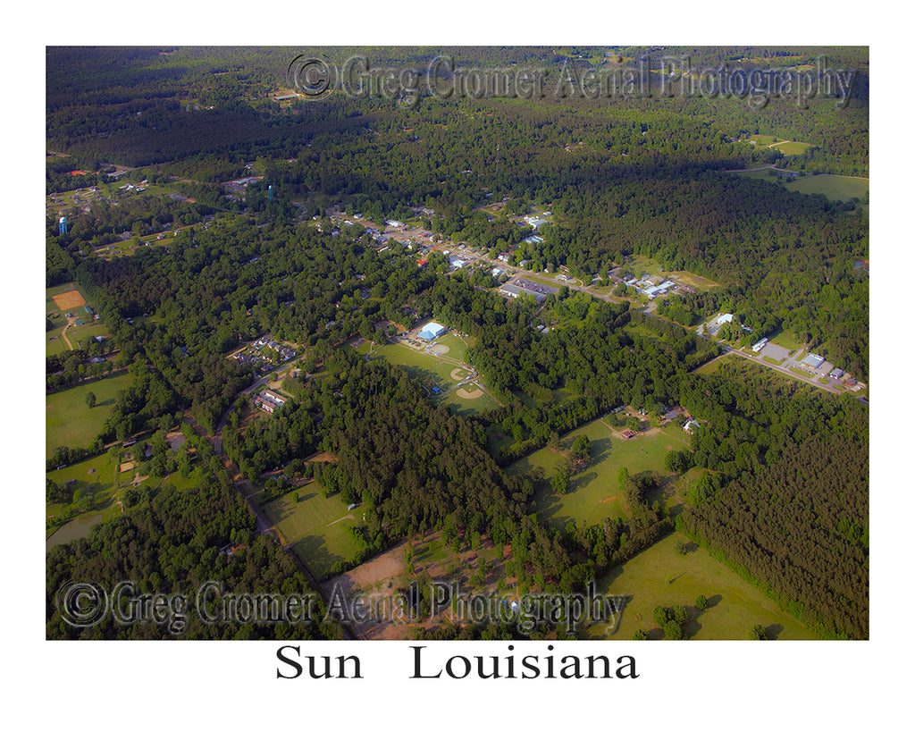 Aerial Photo of Sun, Louisiana