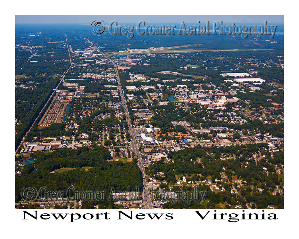 Aerial Photo of Newport News, Virginia