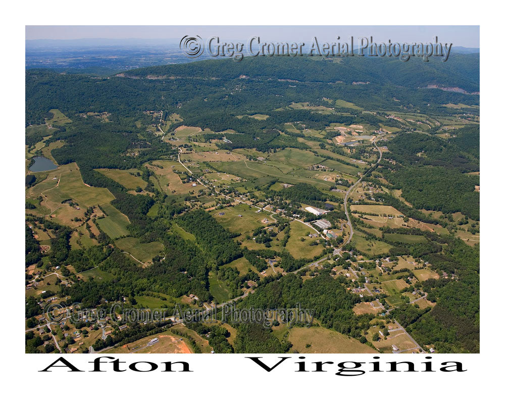 Aerial Photo of Afton, Virginia