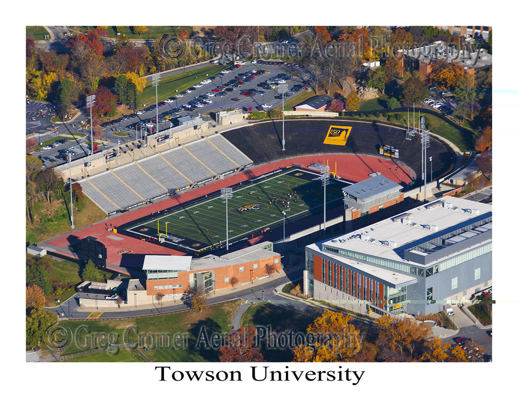 Aerial Photo of Towson State University Stadium - Maryland