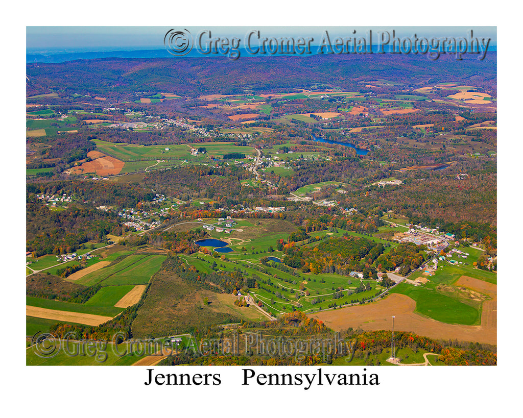 Aerial Photo of Jenners, Pennsylvania