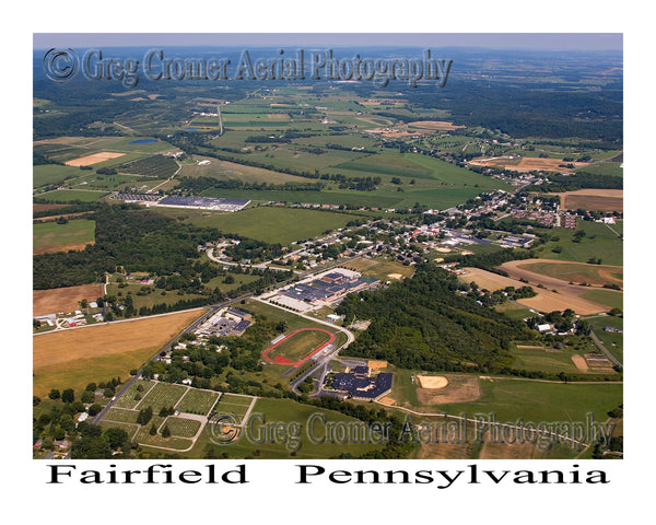 Aerial Photo of Fairfield, Pennsylvania