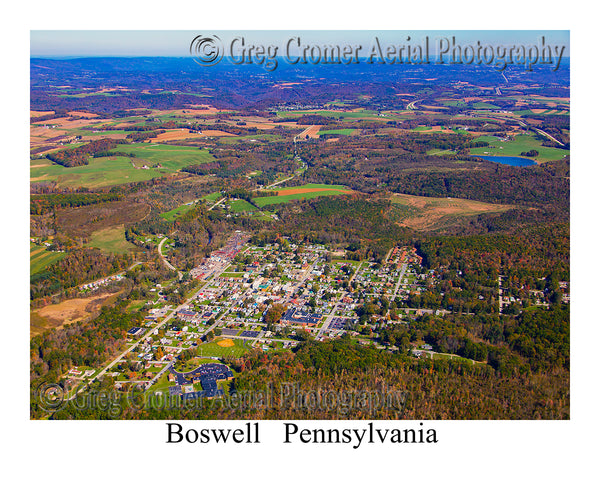 Aerial Photo of Boswell, Pennsylvania