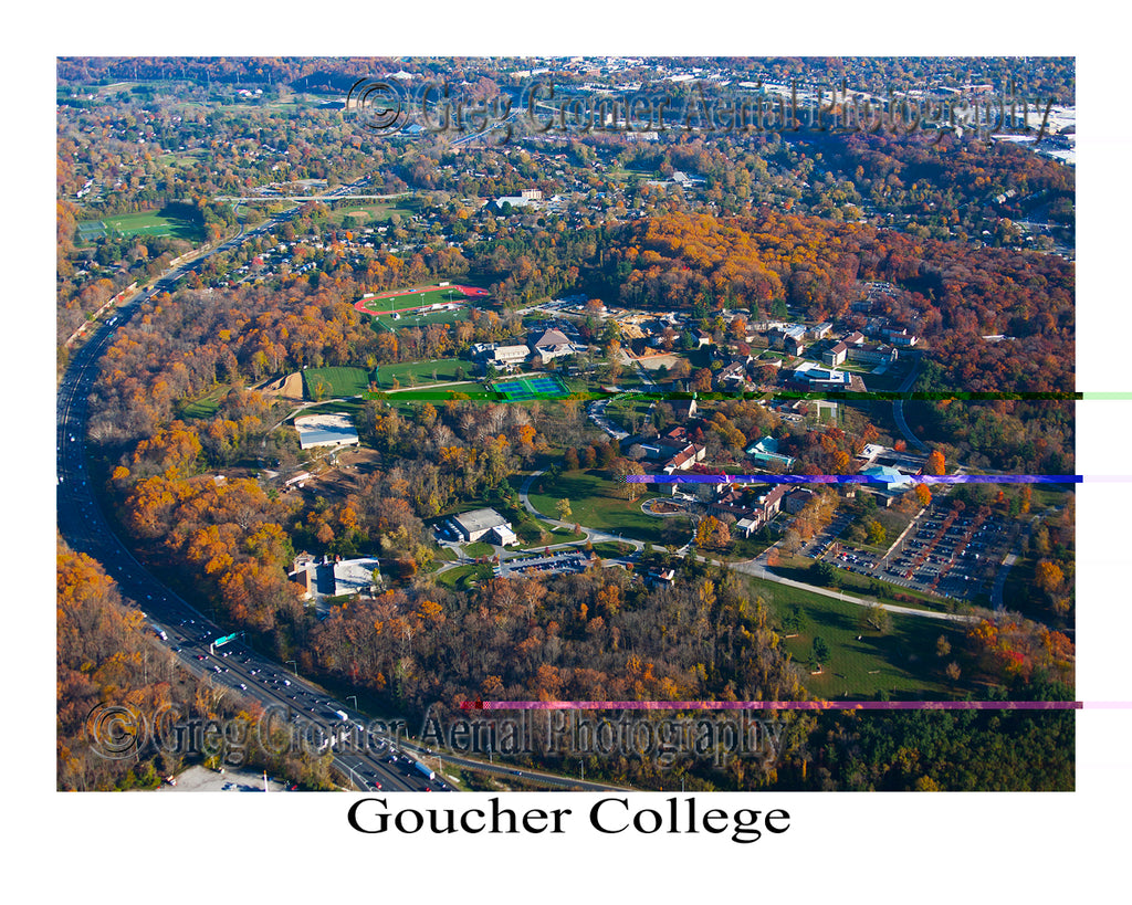 Aerial Photo of Goucher College - Towson, Maryland