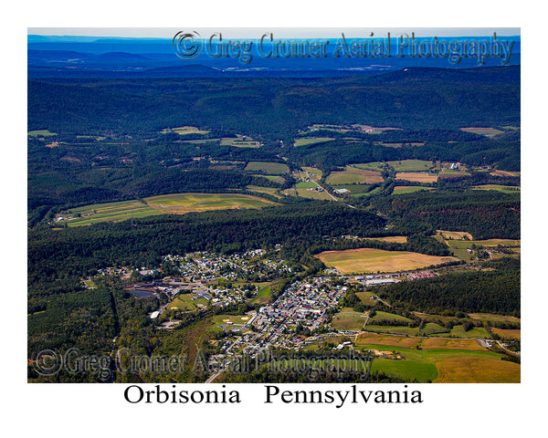 Aerial Photo of Orbisonia, Pennsylvania