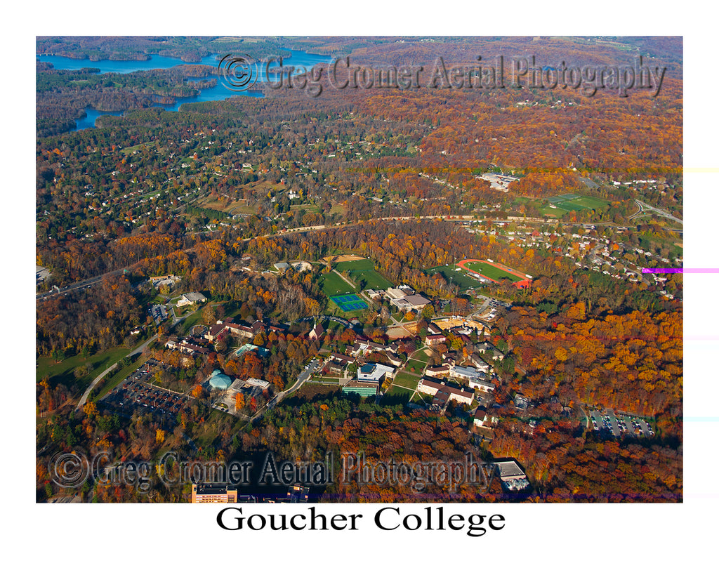 Aerial Photo of Goucher College - Towson, Maryland