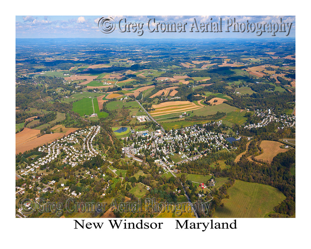 Aerial Photo of New Windsor, Maryland