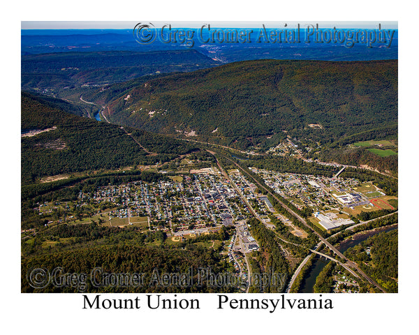 Aerial Photo of Mt. Union, Pennsylvania